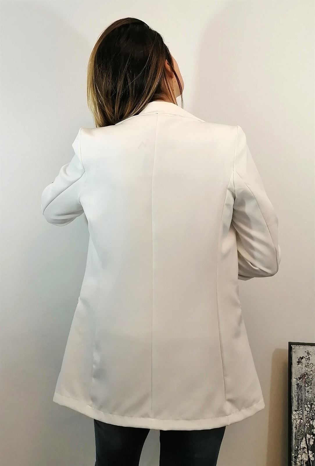 BLAZER BÁSICA BLANCA - Imagen 3