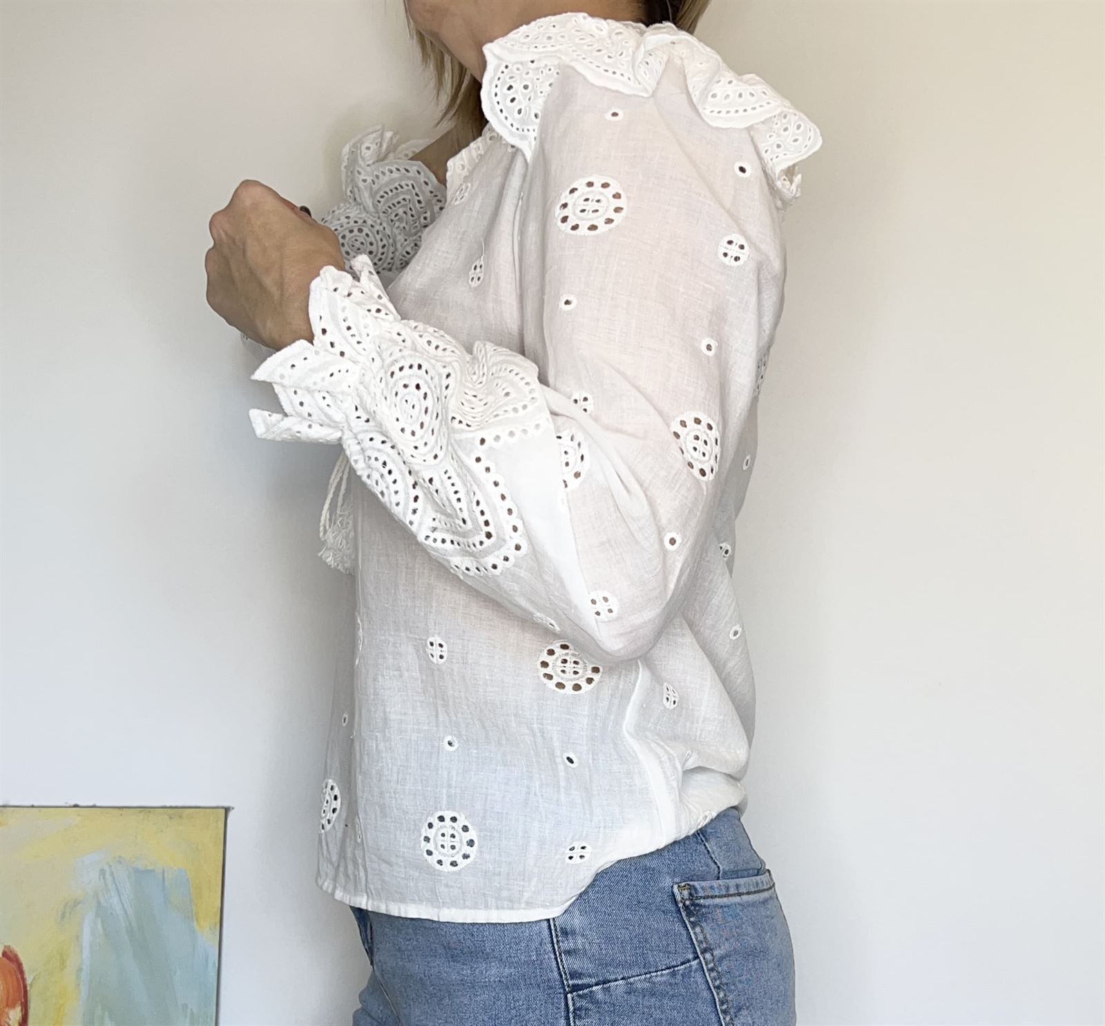 BLUSA BOHO CHIC BORDADA - Imagen 3