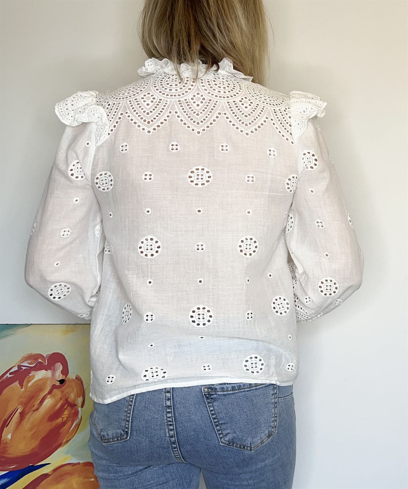 BLUSA BOHO CHIC BORDADA - Imagen 4