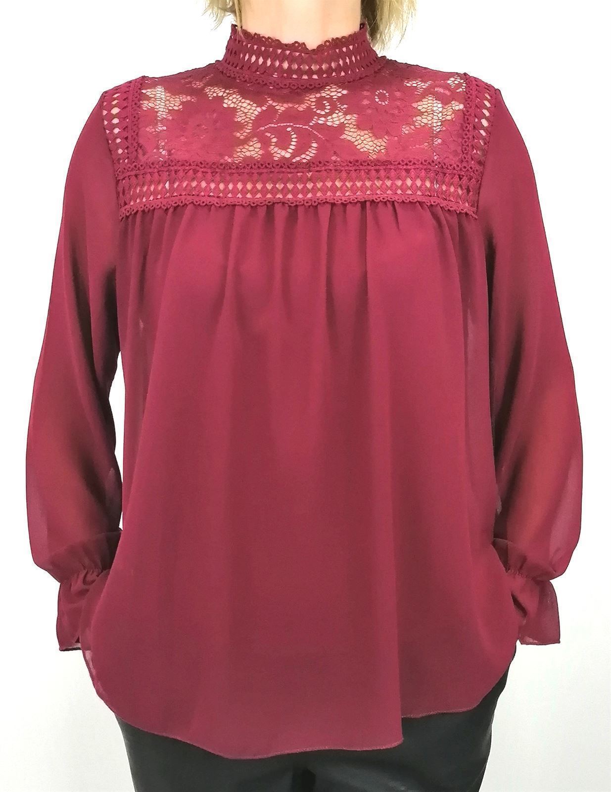 BLUSA ENCAJE - Imagen 1