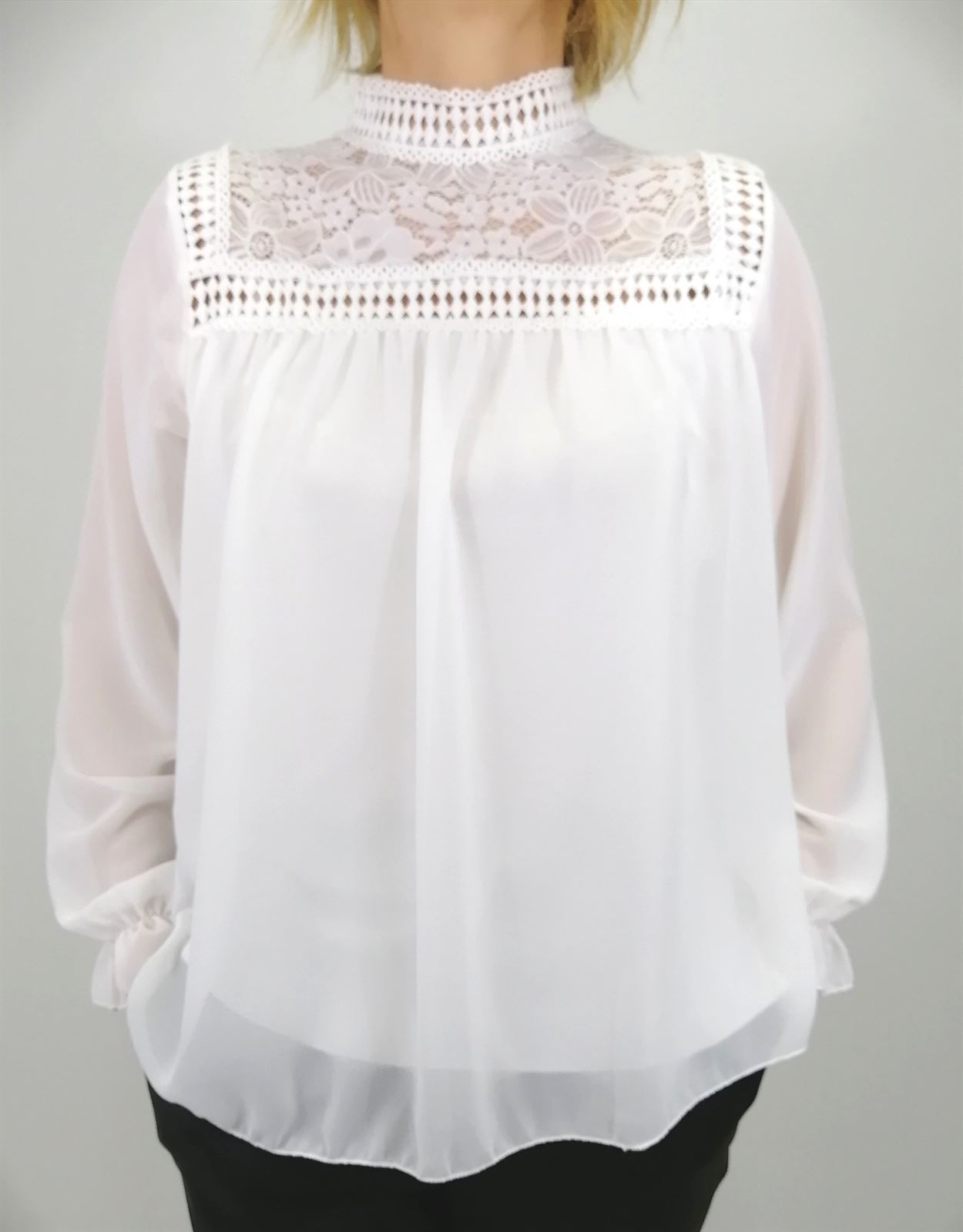 BLUSA ENCAJE - Imagen 7