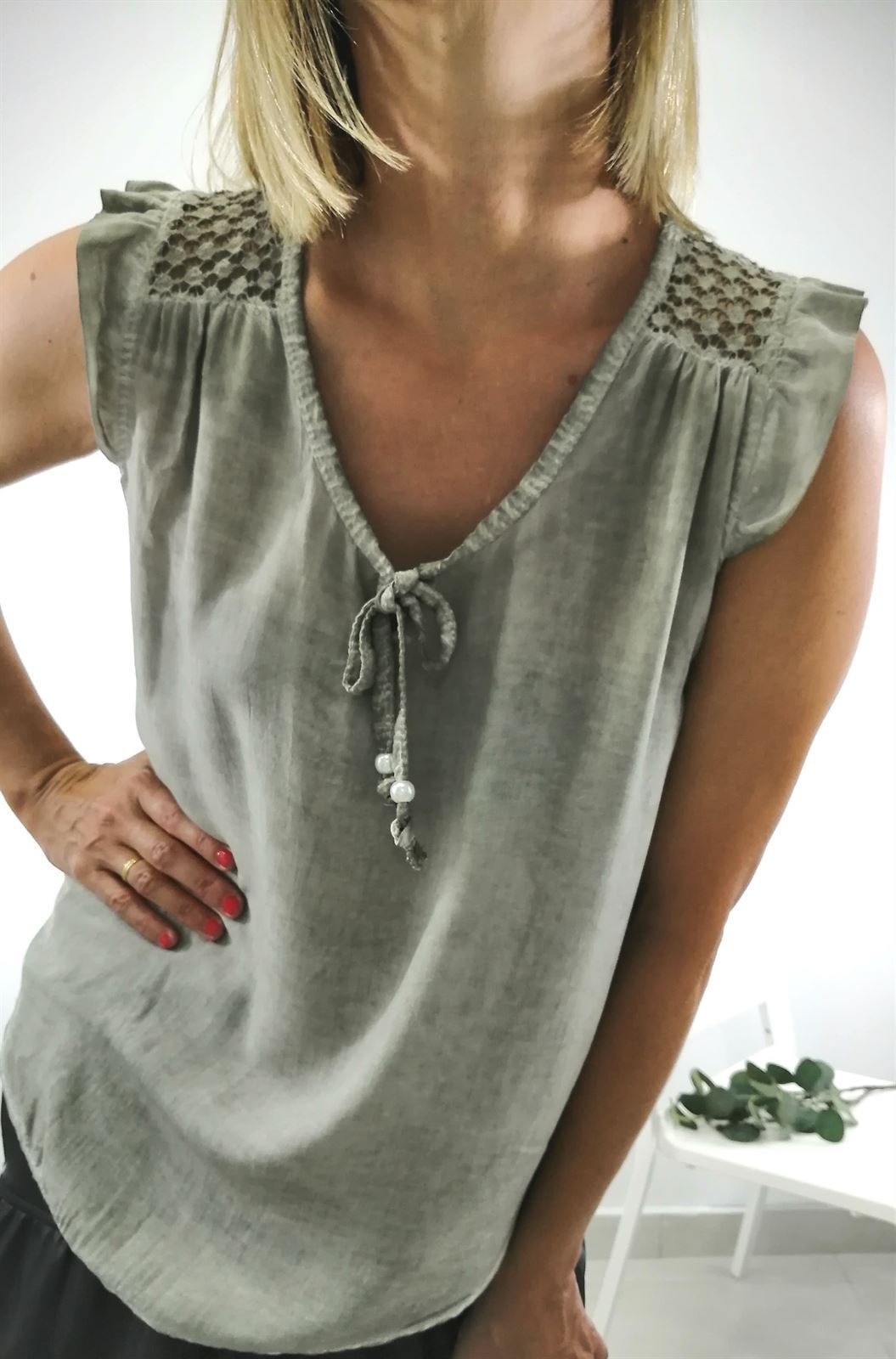 BLUSA VERDE - Imagen 5