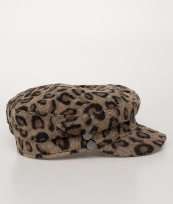 BOINA ANIMAL PRINT CAMEL - Imagen 1