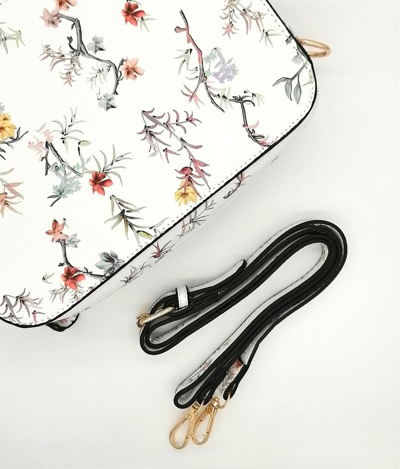 BOLSO BANDOLERA FLORES - Imagen 7