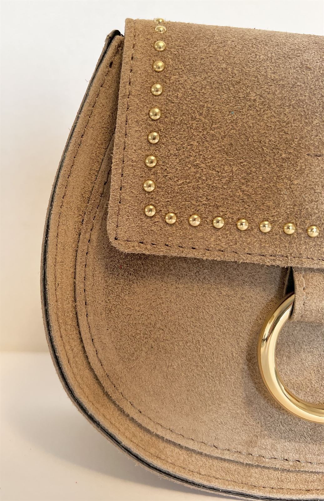 BOLSO CADENA BEIGE - Imagen 3