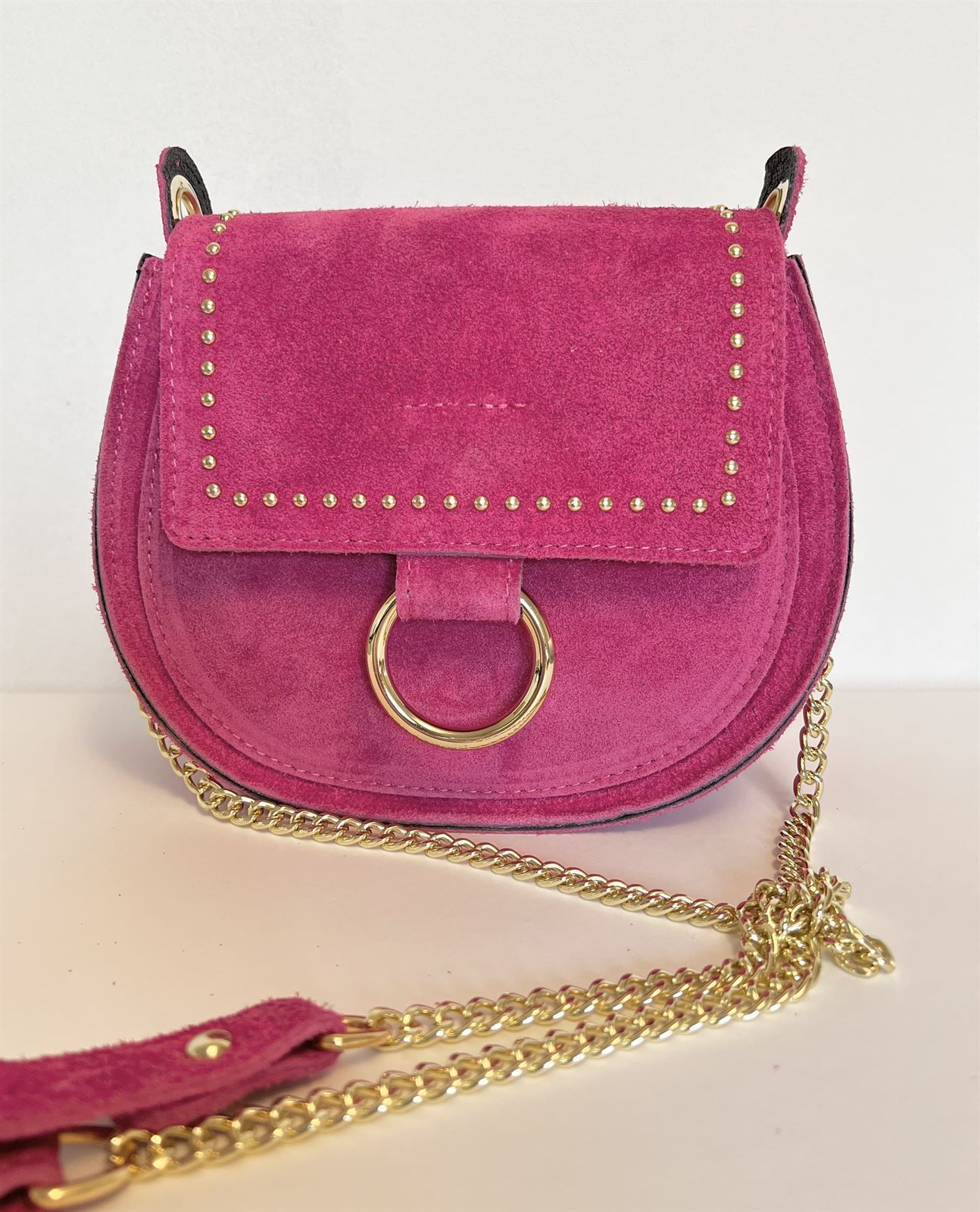 BOLSO CADENA FUCSIA - Imagen 3