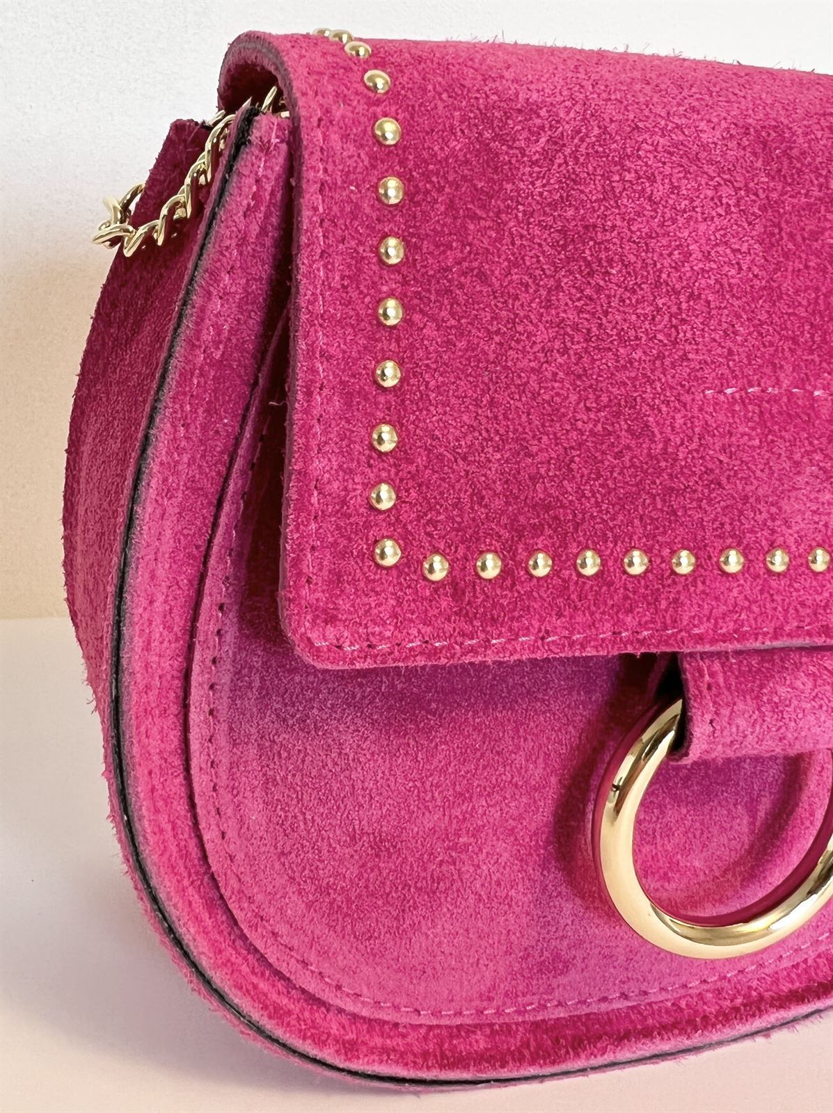 BOLSO CADENA FUCSIA - Imagen 4