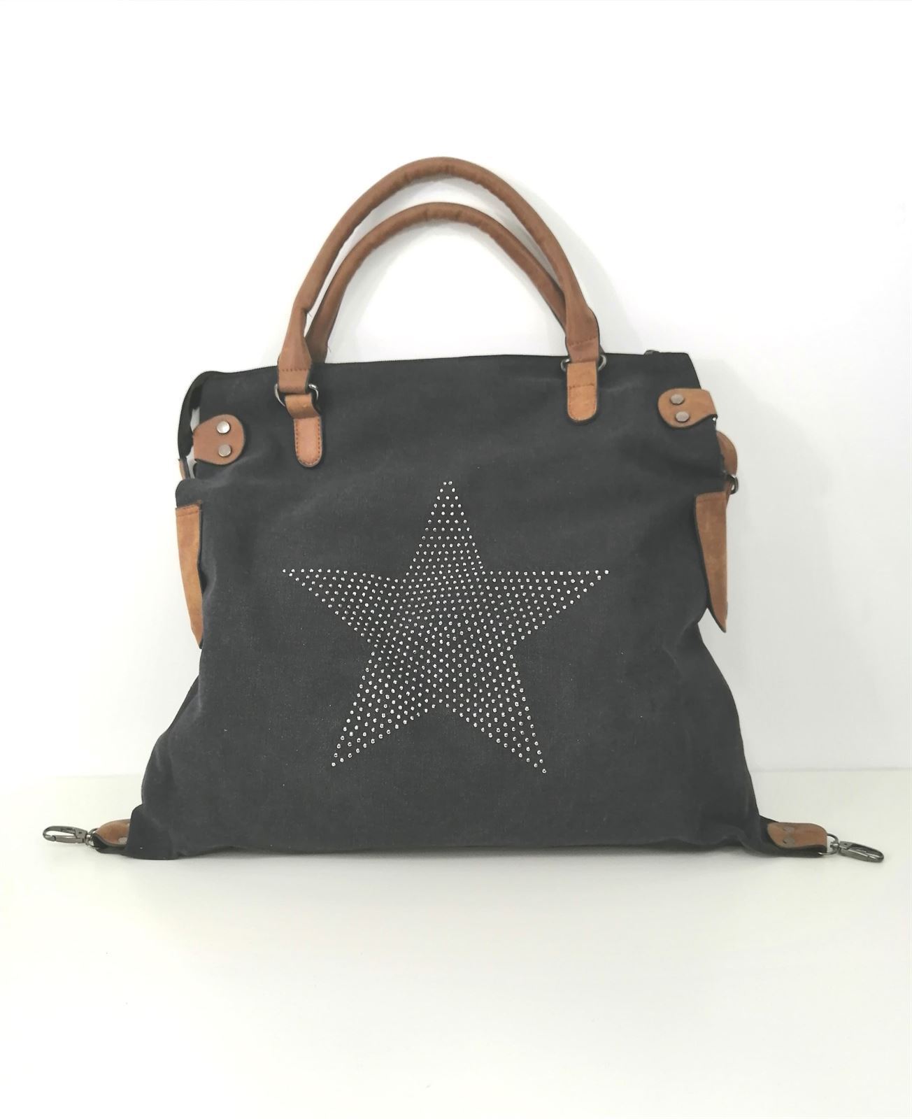 BOLSO ESTRELLA NEGRO - Imagen 1