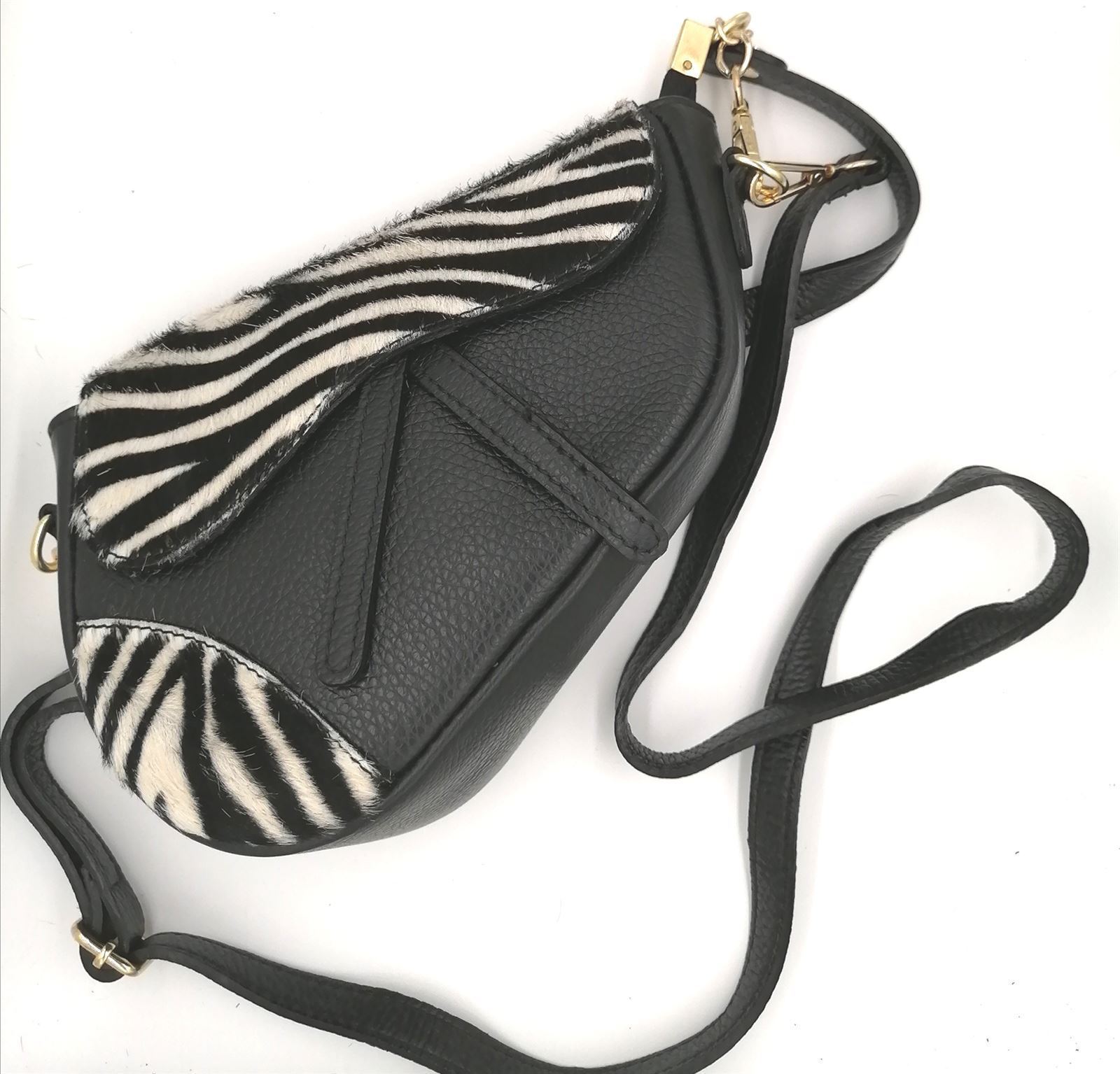 BOLSO PIEL SADDLE BAG - Imagen 2