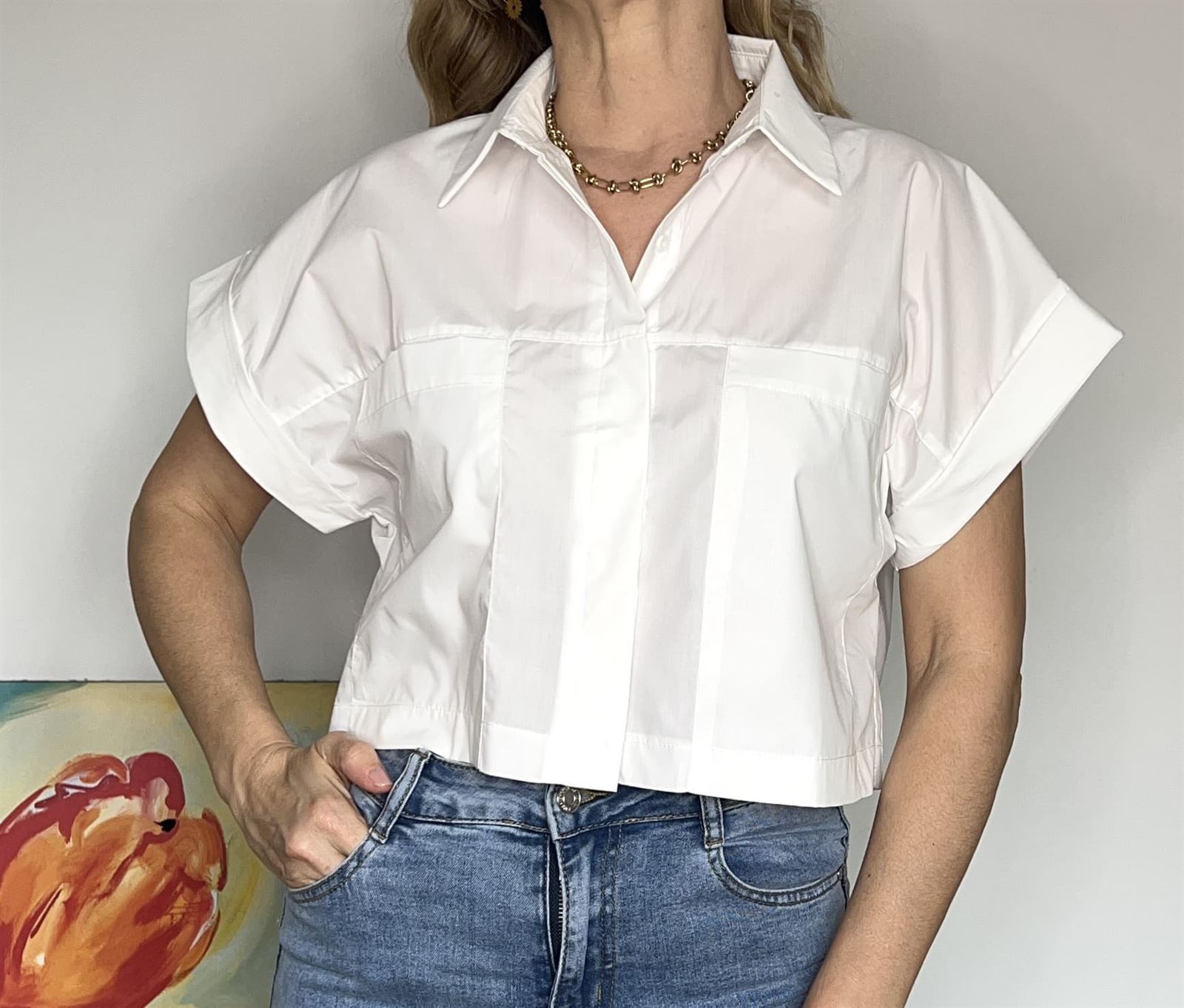 CAMISA CROPPED - Imagen 1