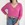 CHAQUETA PUNTO FINO BOTONES ROSA - Imagen 1