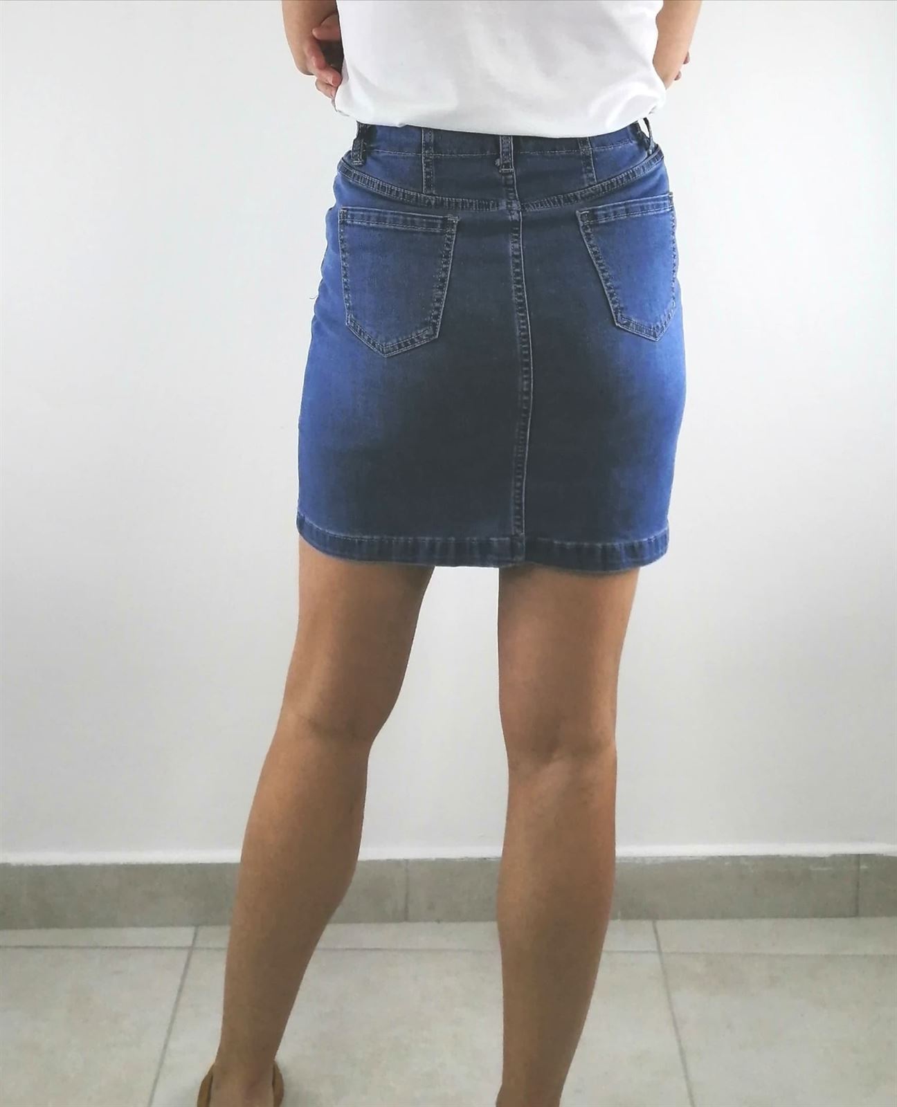 FALDA DENIM MINI - Imagen 2