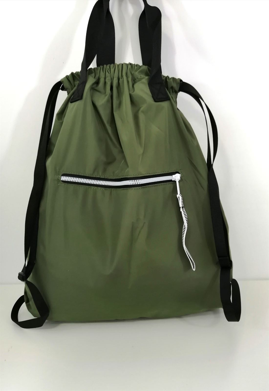 MOCHILA NYLON VERDE - Imagen 1