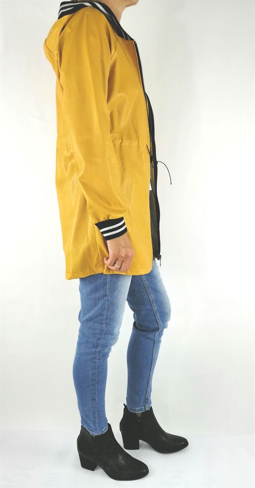 PARKA EFECTO PIEL CAPUCHA - Imagen 4