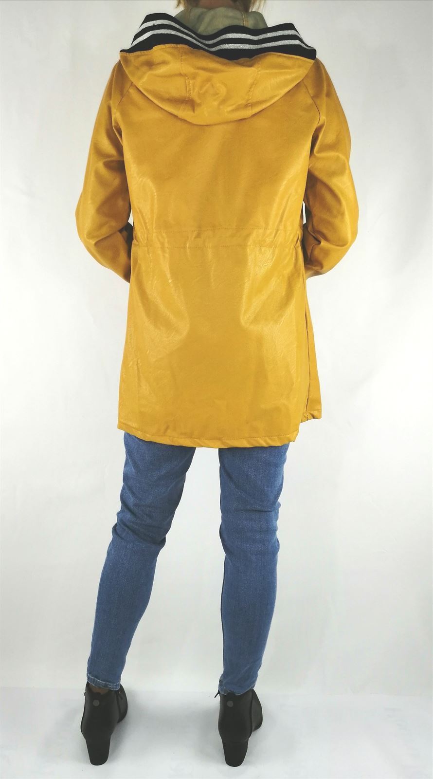 PARKA EFECTO PIEL CAPUCHA - Imagen 5