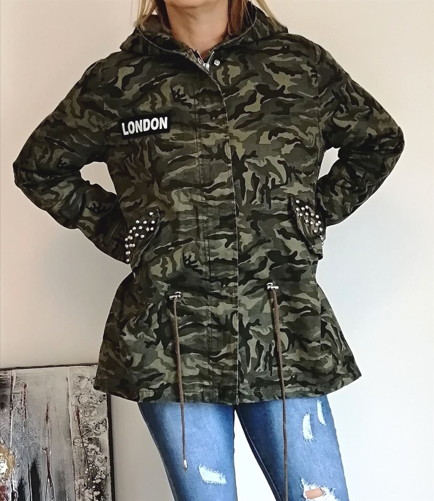 PARKA ESTAMPADO MILITAR - Imagen 4