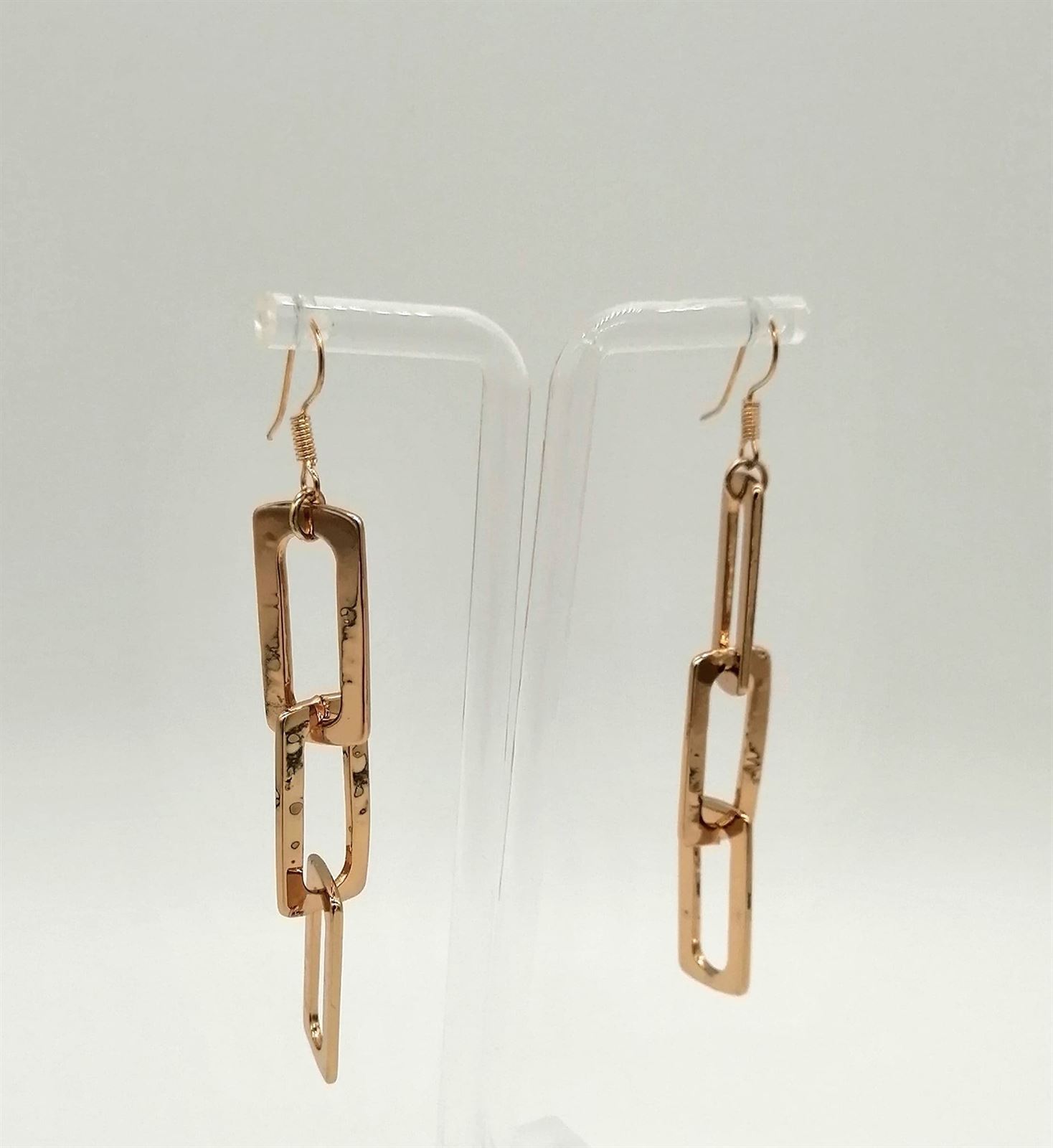 PENDIENTES LARGOS ESLABONES - Imagen 2