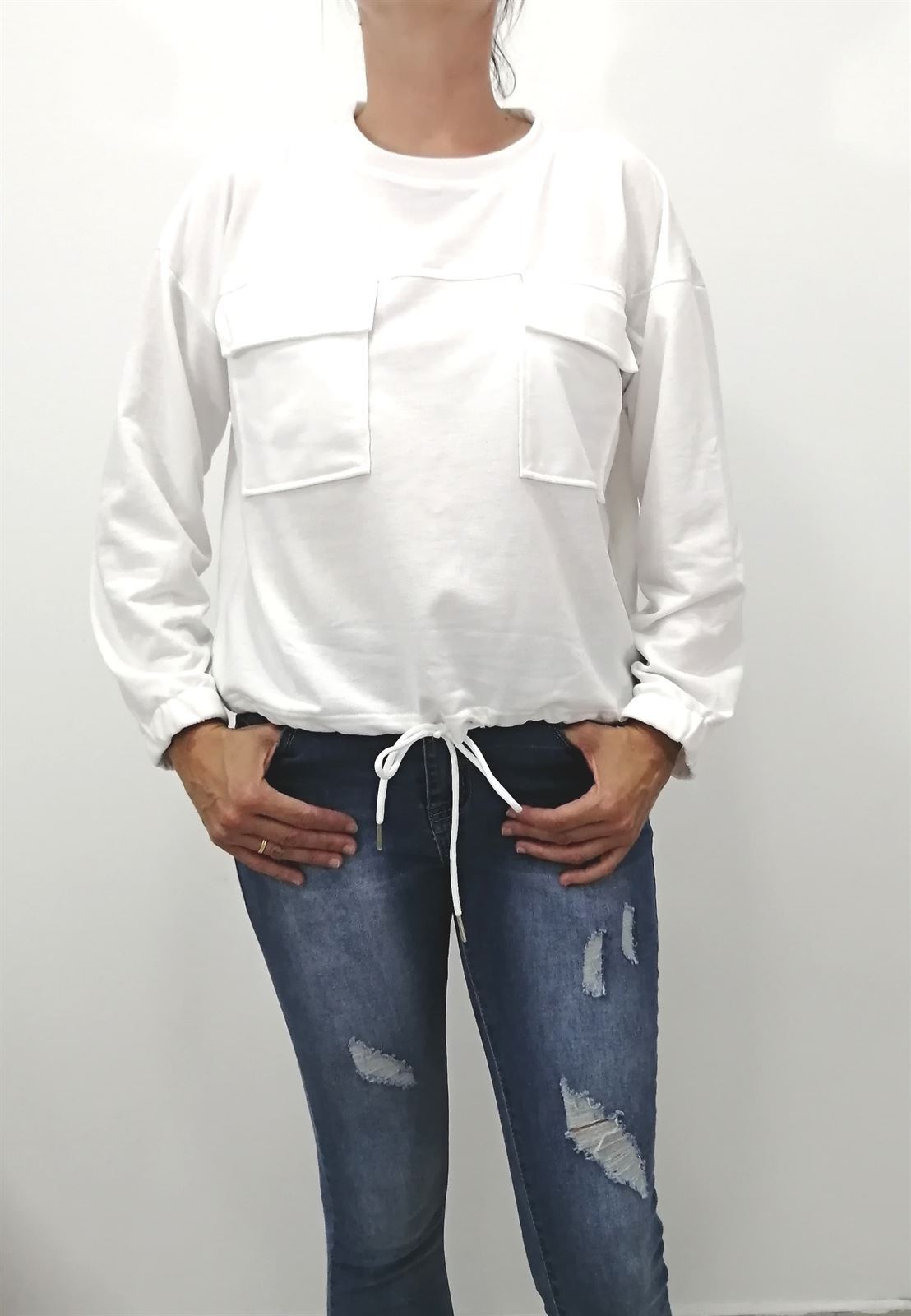 SUDADERA BOLSILLOS - Imagen 2