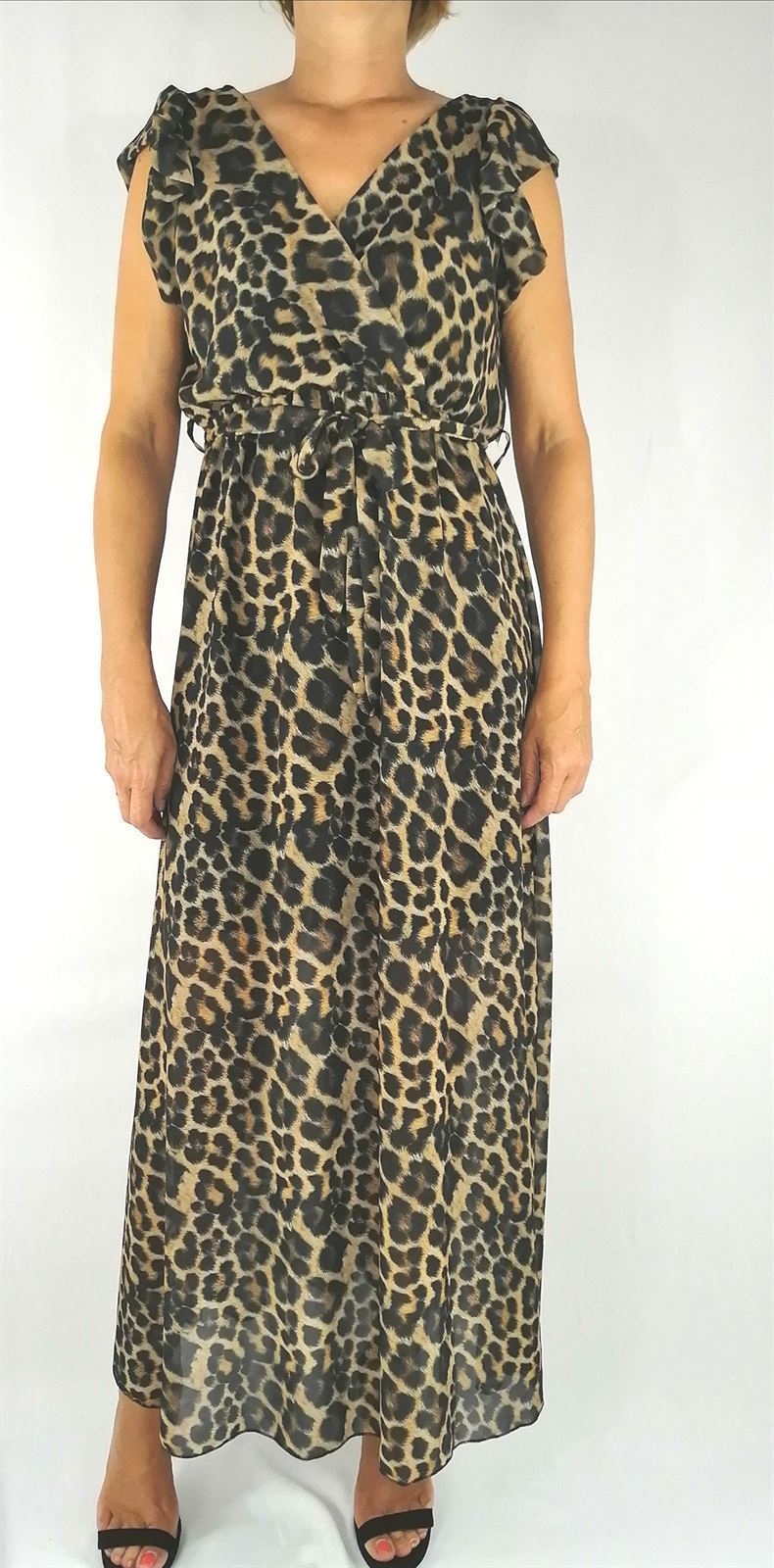 VESTIDO LARGO ANIMAL PRINT - Imagen 2