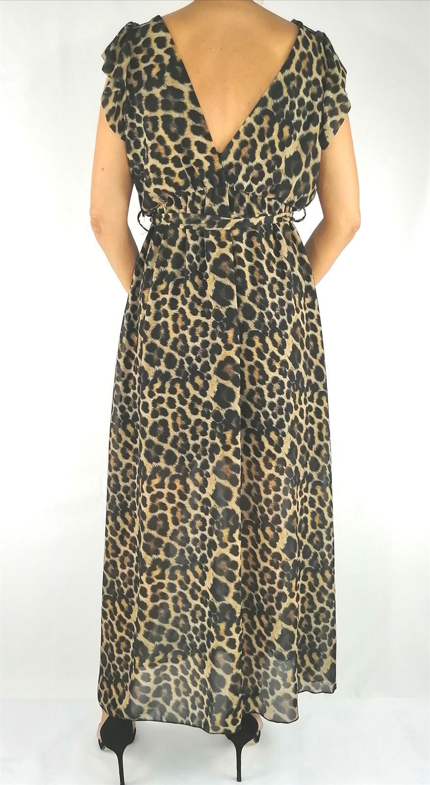 VESTIDO LARGO ANIMAL PRINT - Imagen 3