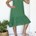 VESTIDO MIDI CROCHET VERDE - Imagen 1