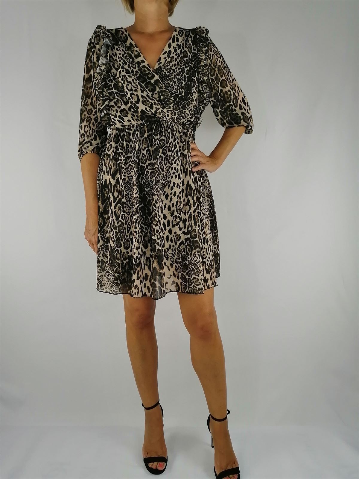 VESTIDO MINI ANIMAL PRINT - Imagen 1