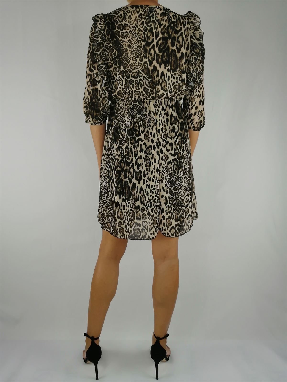 VESTIDO MINI ANIMAL PRINT - Imagen 3